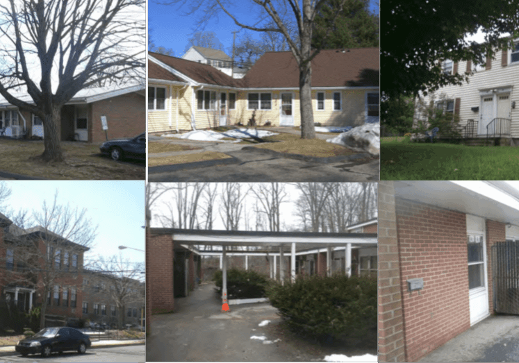 Various types of houses