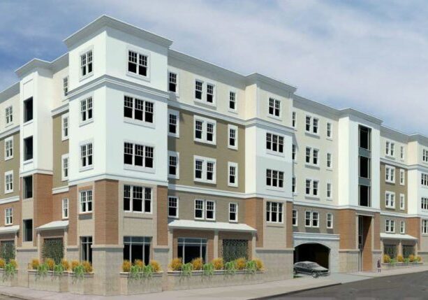Contemporary urban housing complex